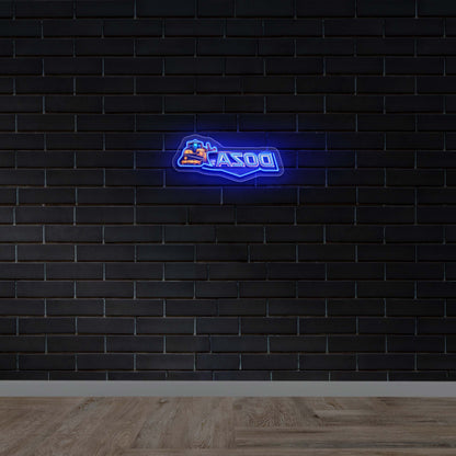 DOZA | Mirrored Version - Premium Neon Artwork