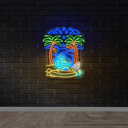Pineislandtickets Com - Premium Neon Artwork