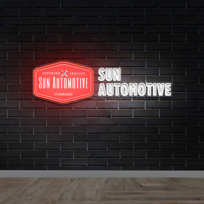 Sun Automotive - Premium Neon Artwork