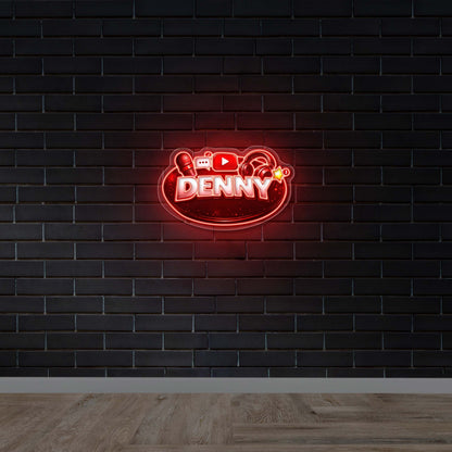 DENNY - Premium Neon Artwork