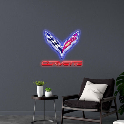 CORVETTE - Premium Neon Artwork