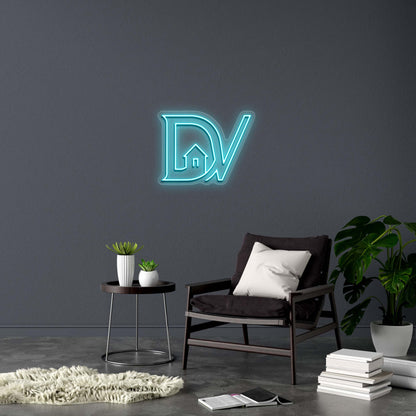 DV - Premium Neon Artwork