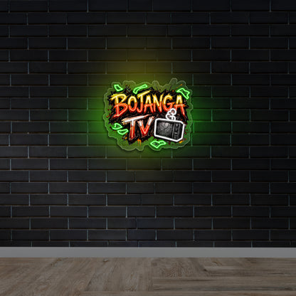 BOJANGA TV - Premium Neon Artwork