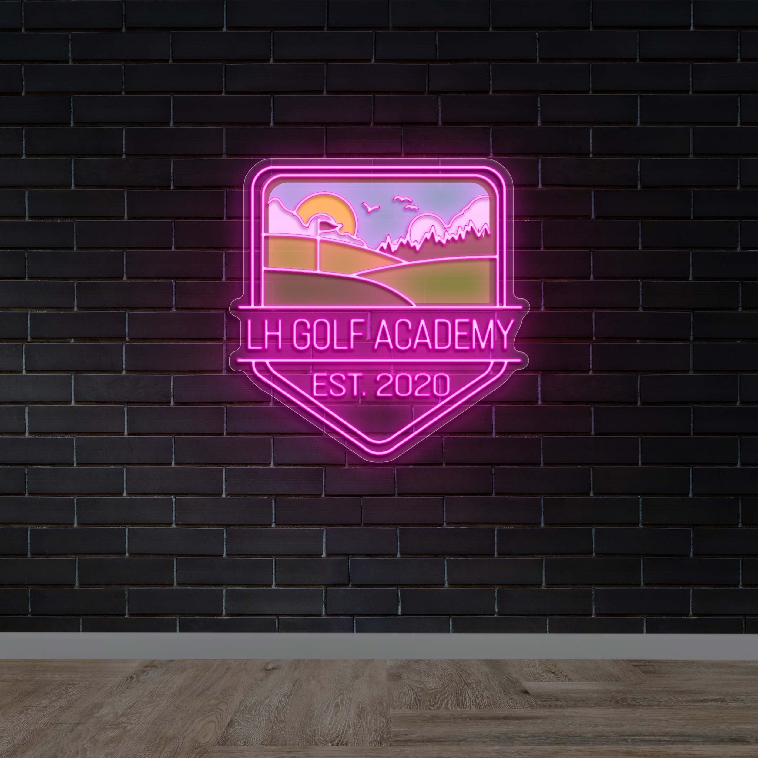 LH Golf Academy EST. 2020 - Premium Neon Artwork