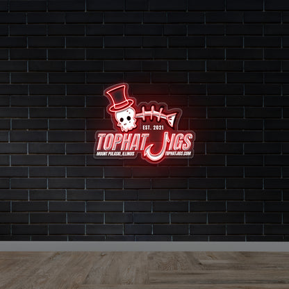Tophat Jigs - Premium Neon Artwork