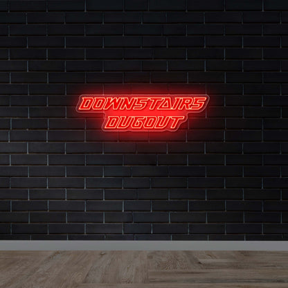 Downstairs Dugout - Premium Neon Artwork