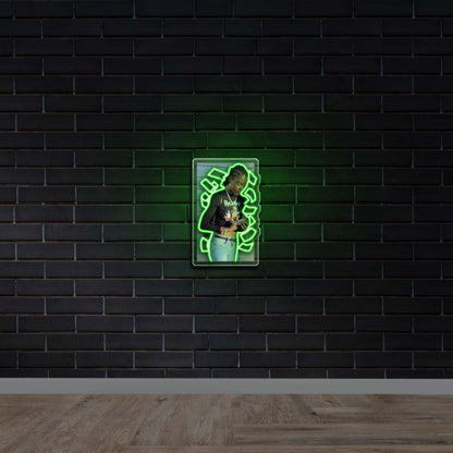 Outline Portrait - Premium Neon Artwork