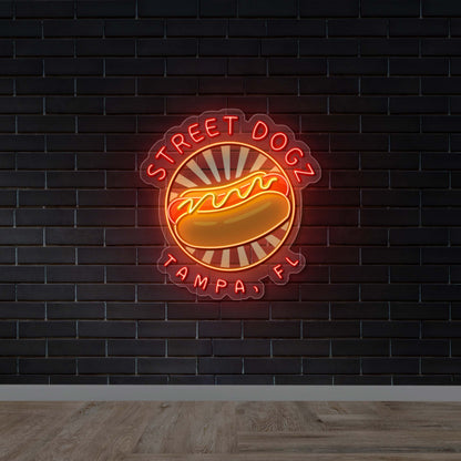 STREET DOGZ - Premium Neon Artwork