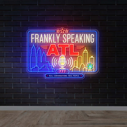 Frankly Speaking - Premium Neon Artwork