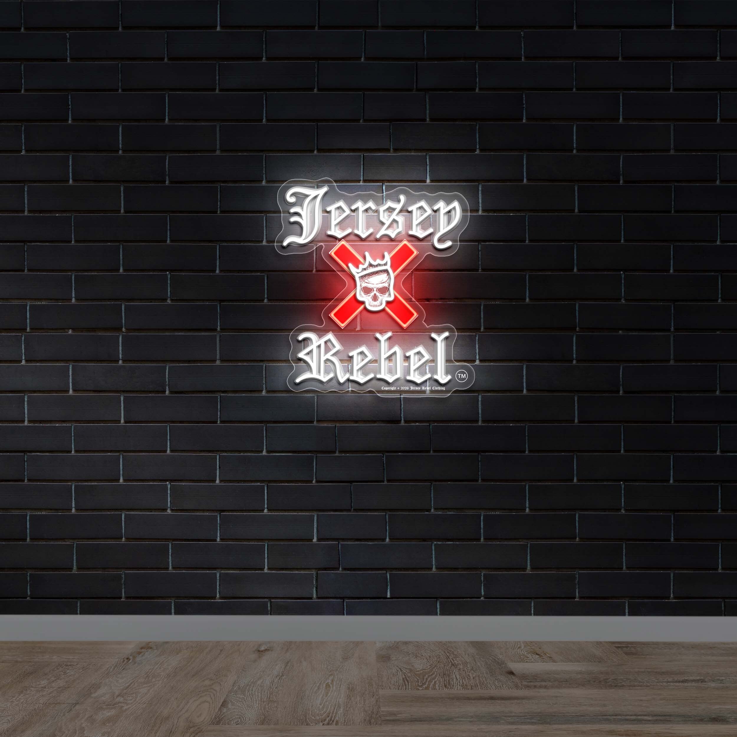 Jersey Rebel - Premium Neon Artwork