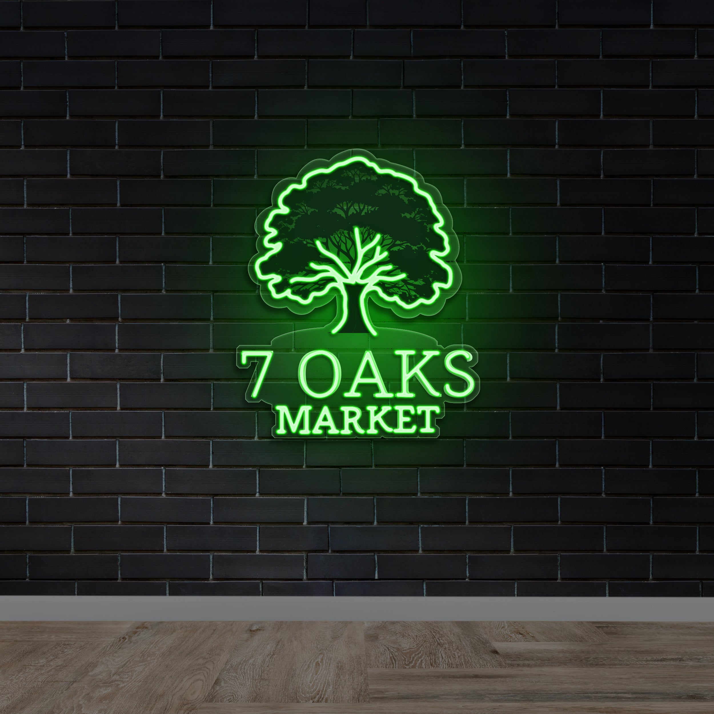 7 Oaks Market - Premium Neon Artwork