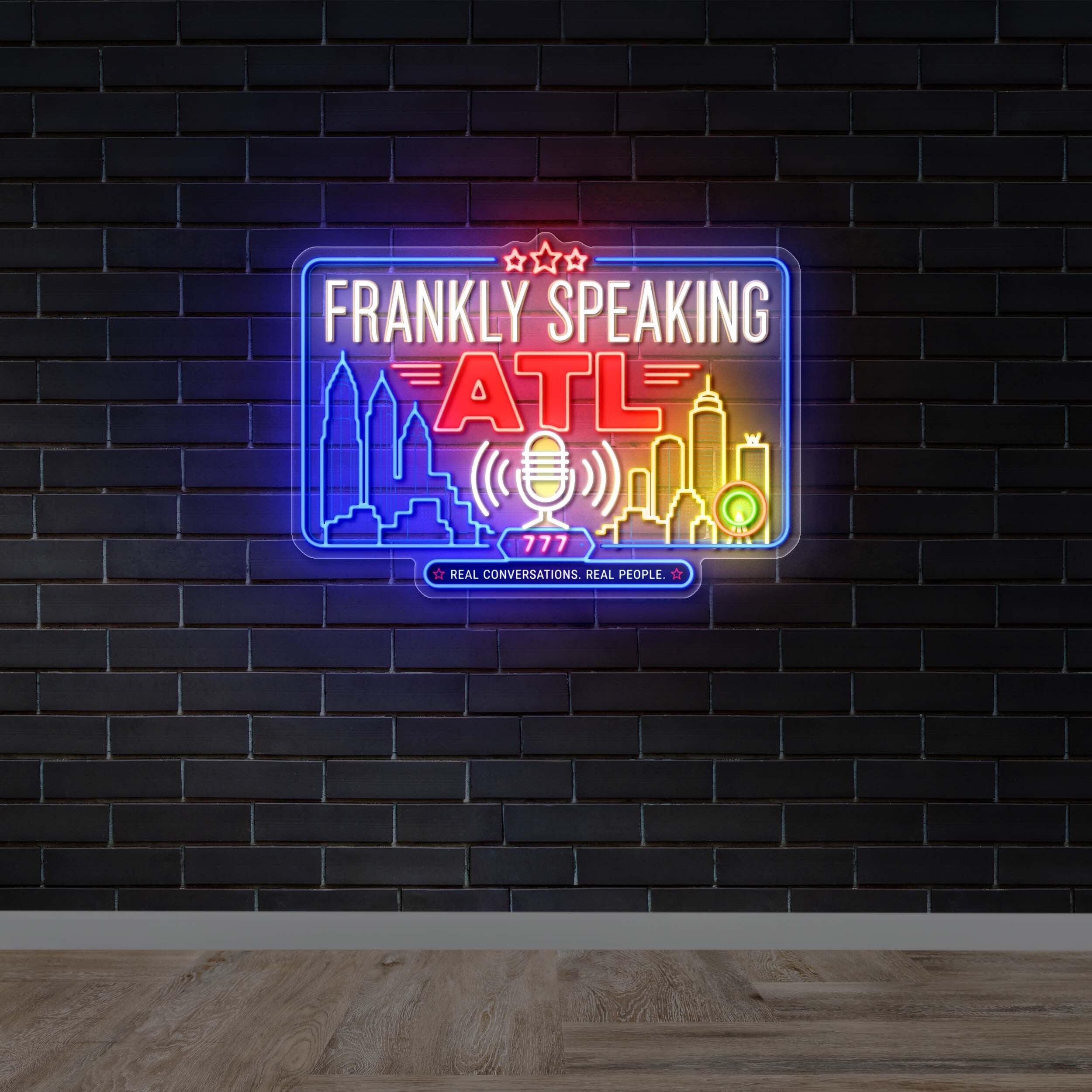 Frankly Speaking - Premium Neon Artwork
