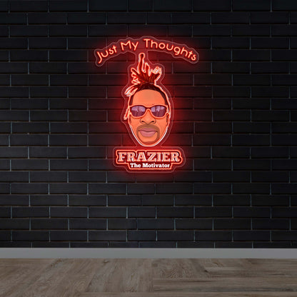 Just My Thoughts - Premium Neon Artwork