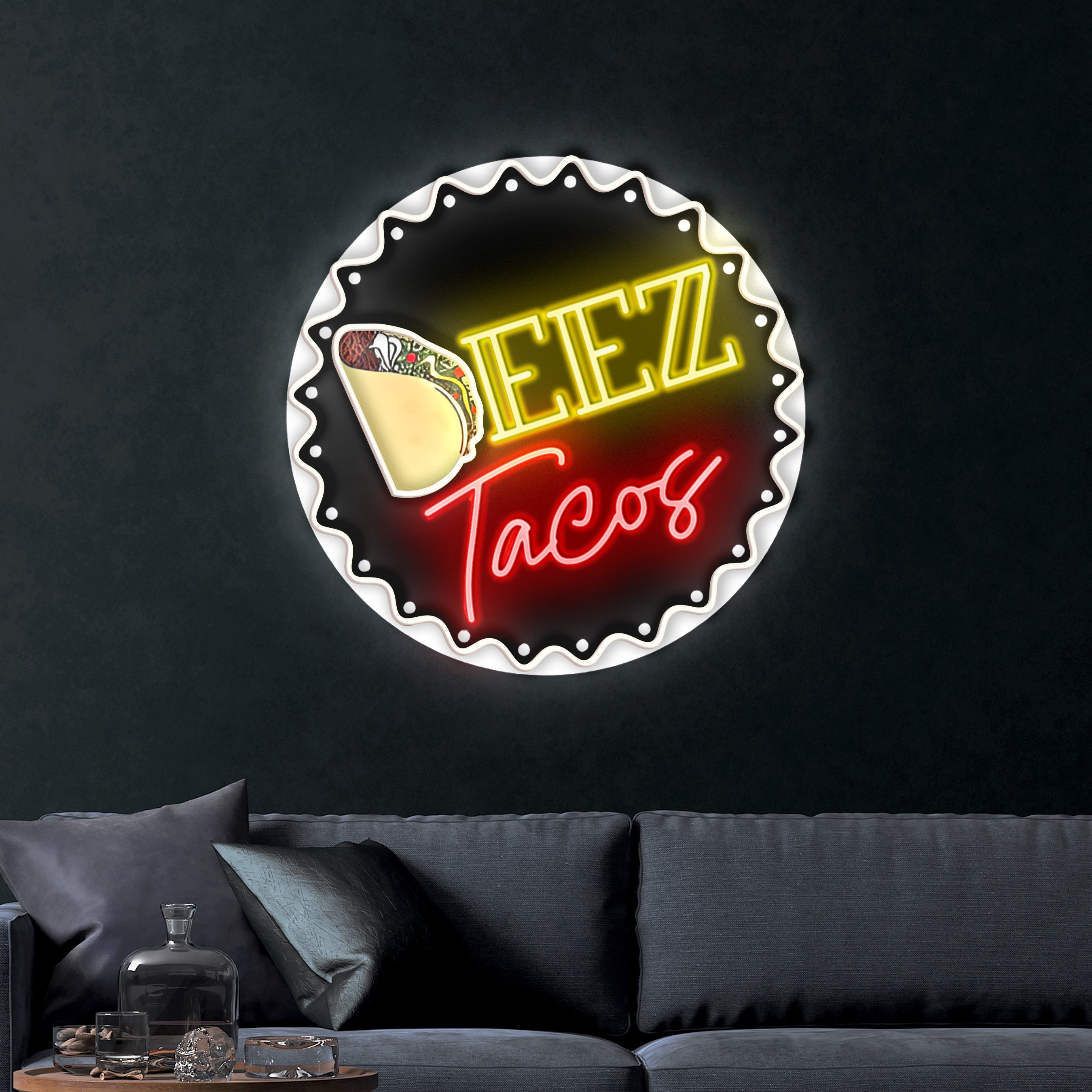 Deez Tacos – Premium Neon Artwork