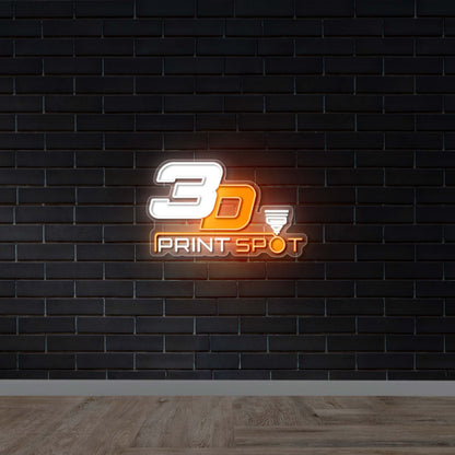 3D Print Spot - Premium Neon Artwork