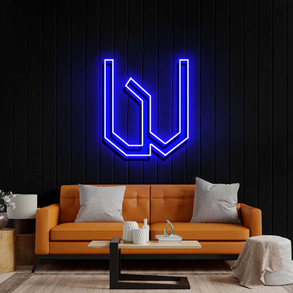 W - Premium Neon Artwork