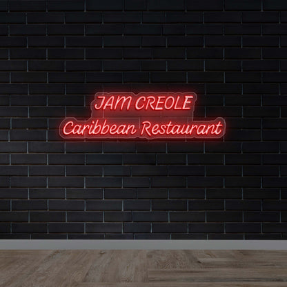 JAM CREOLE | Text Only - Premium Neon Artwork
