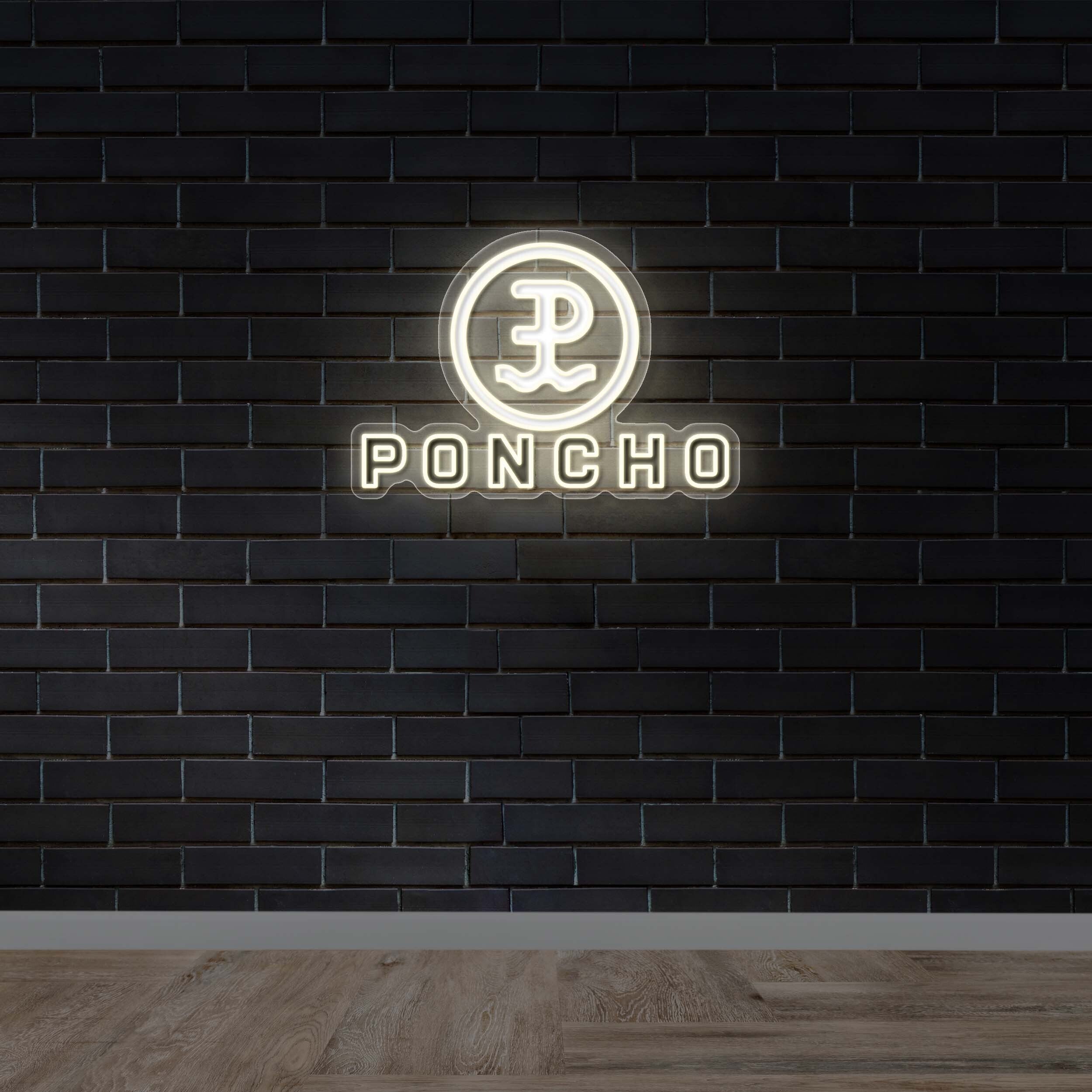 PONCHO - Premium Neon Artwork