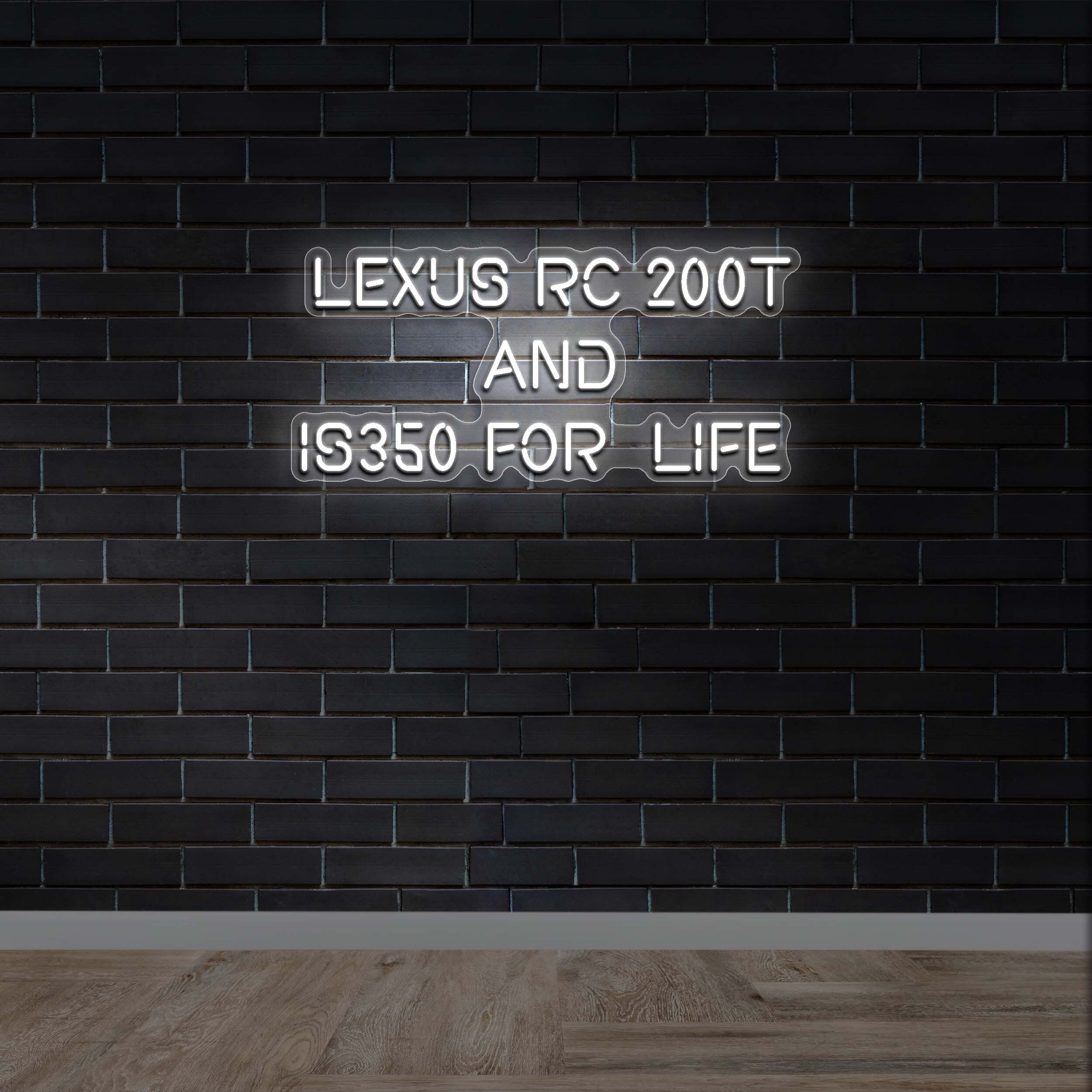 Lexus RC 200t and is350 for life - Premium Neon Artwork