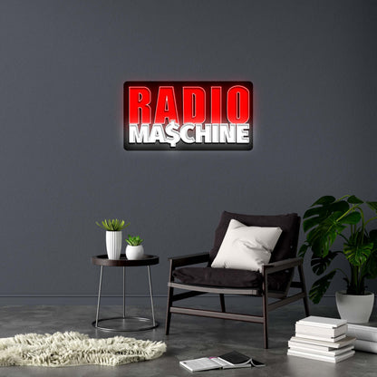 RADIO MASCHINE - Premium Neon Artwork
