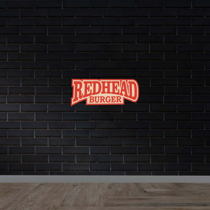 REDHEAD BURGER | UV-Print - Premium Neon Artwork