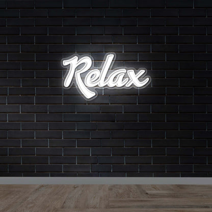 RELAX -  Premium Neon Artwork