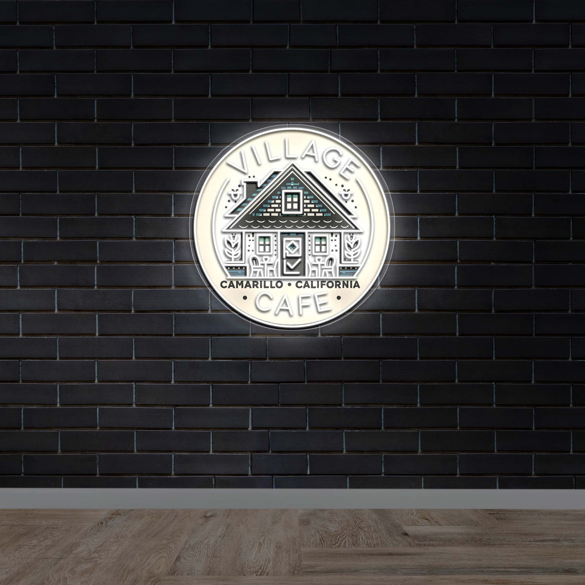 VILLAGE CAFE CAMARILLO CALIFORNIA - Premium Neon Artwork