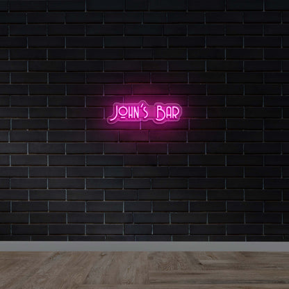 JOHN'S BAR - Premium Neon Artwork
