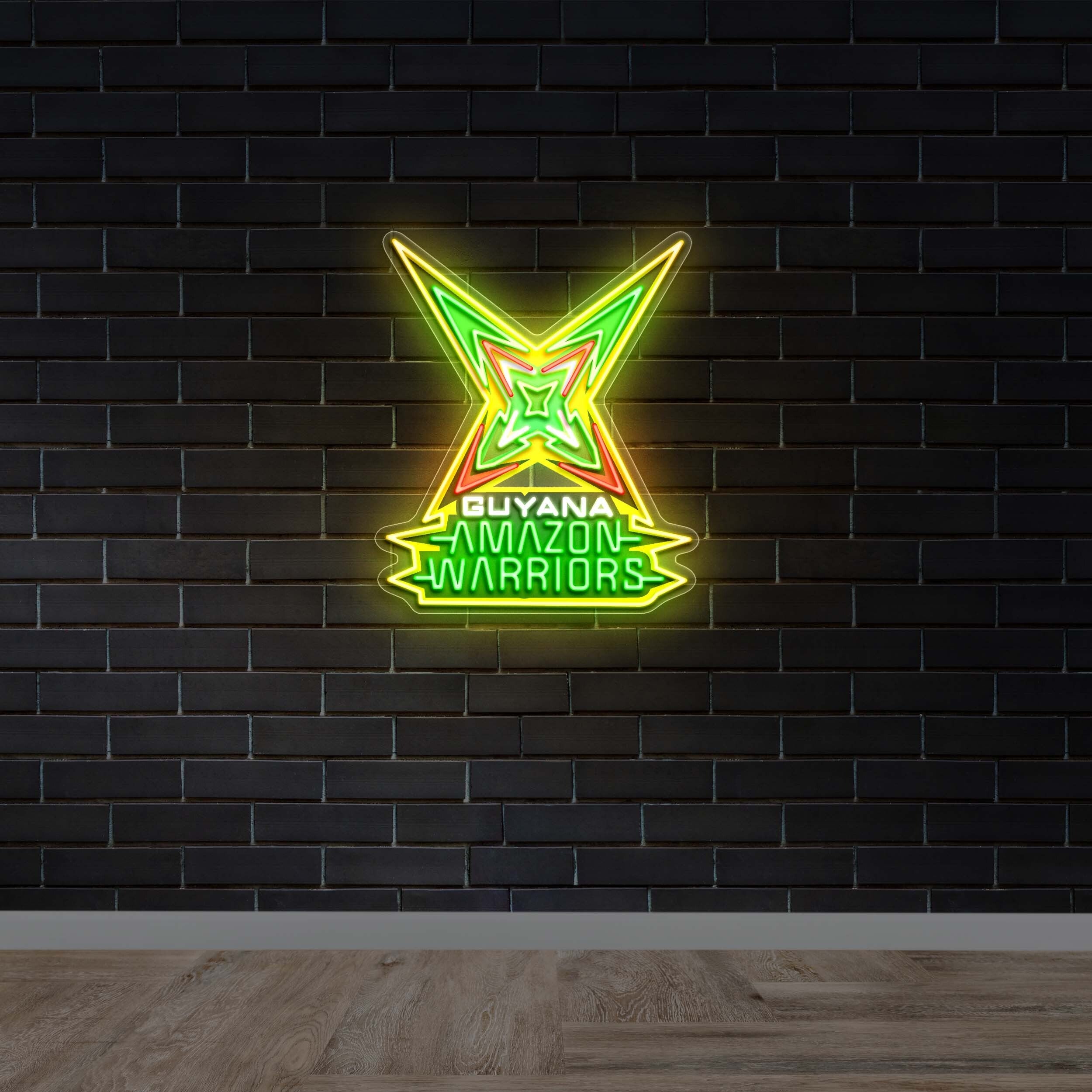 Guyana Amazon Warriors - Premium Neon Artwork