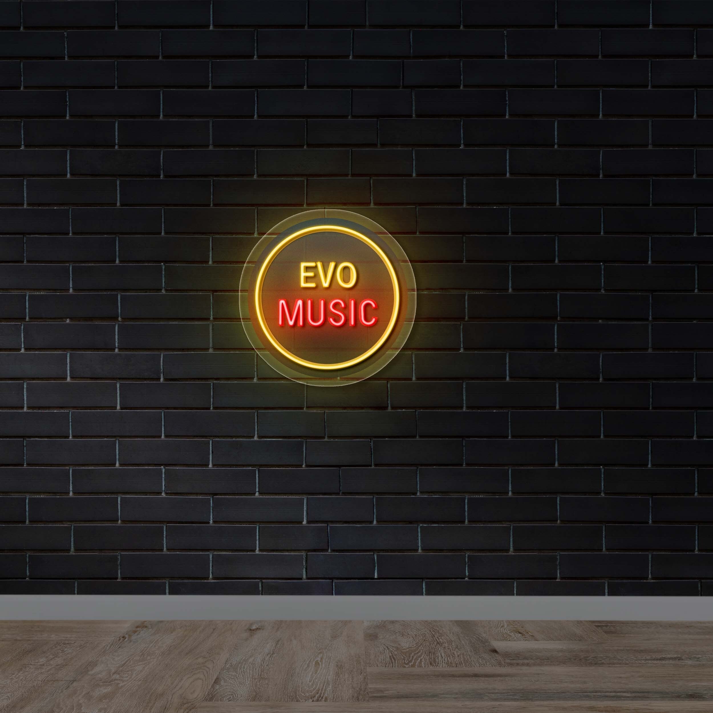 EVO MUSIC - Premium Neon Artwork