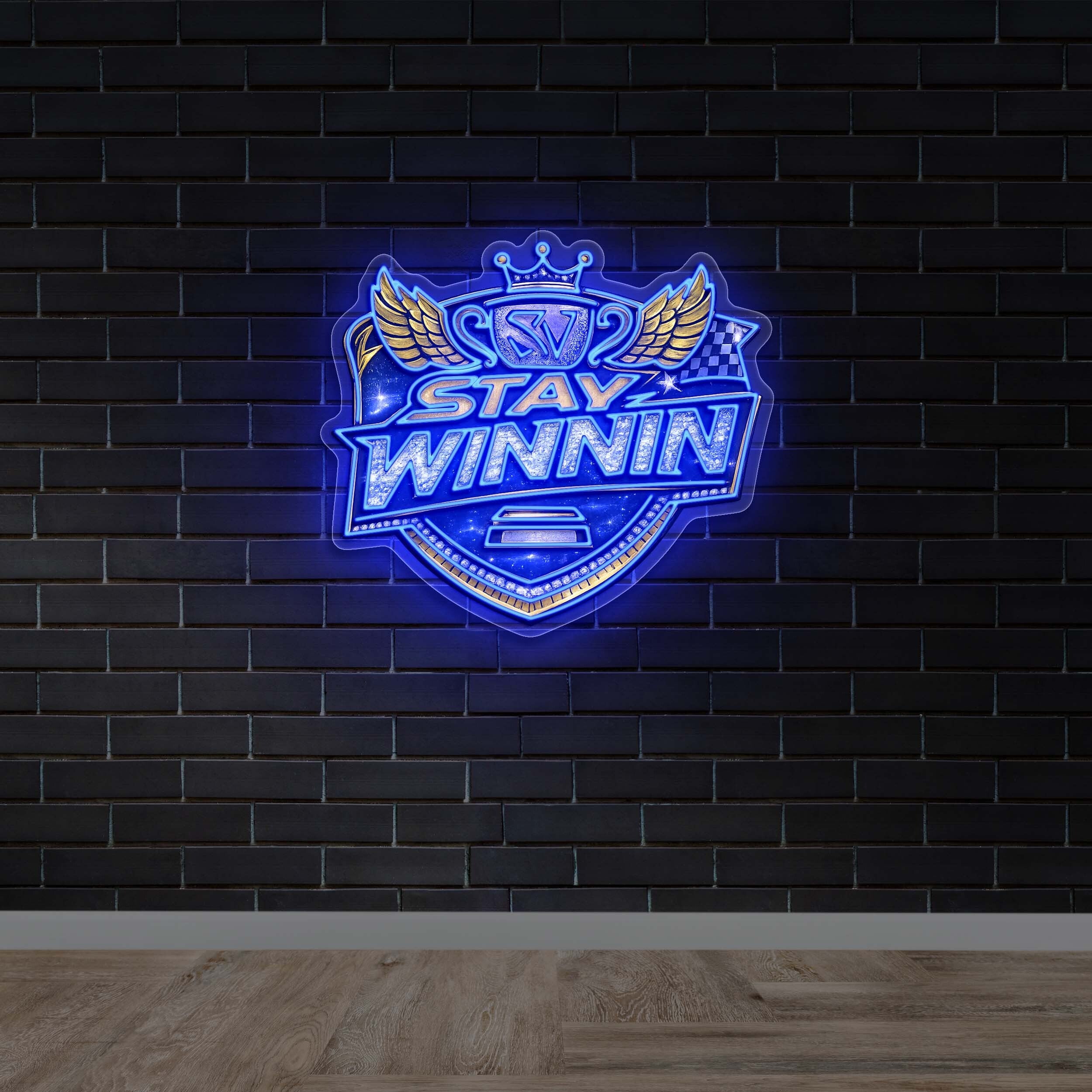 STAY WINNIN - Premium Neon Artwork