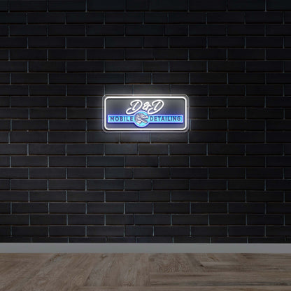 D&D Mobile Detailing - Premium Neon Artwork