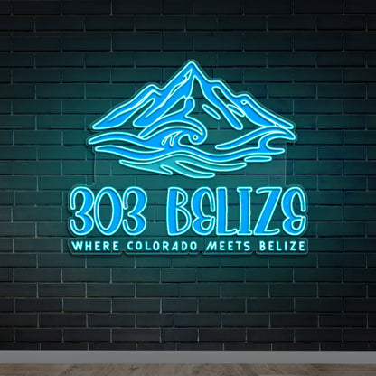 303 BELIZE - Premium Neon Artwork