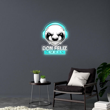 DON FELIZ MUSIC - Premium Neon Artwork
