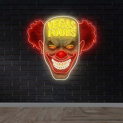 VEGAS FOOLS - Premium Neon Artwork