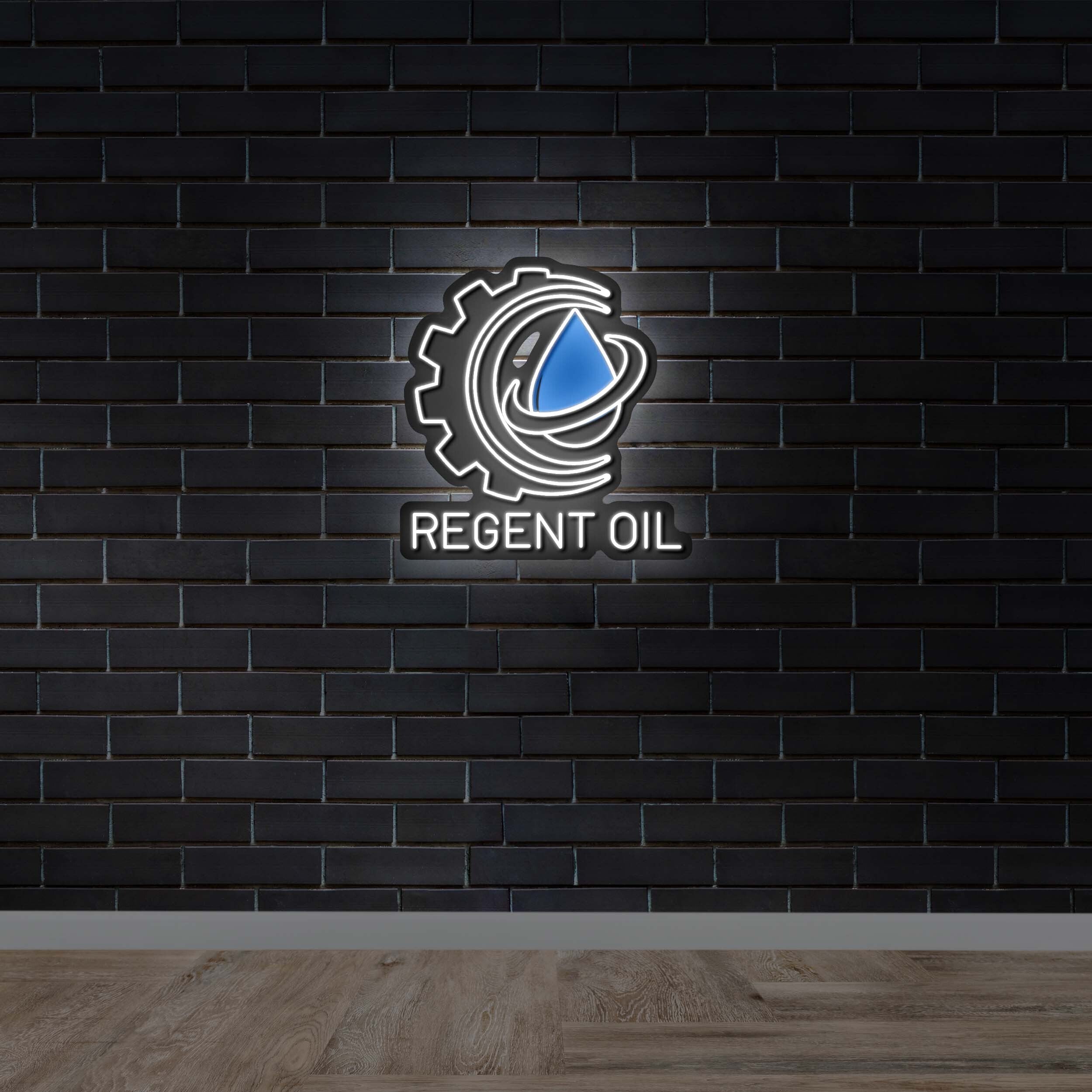 Regent Oil - Premium Neon Artwork