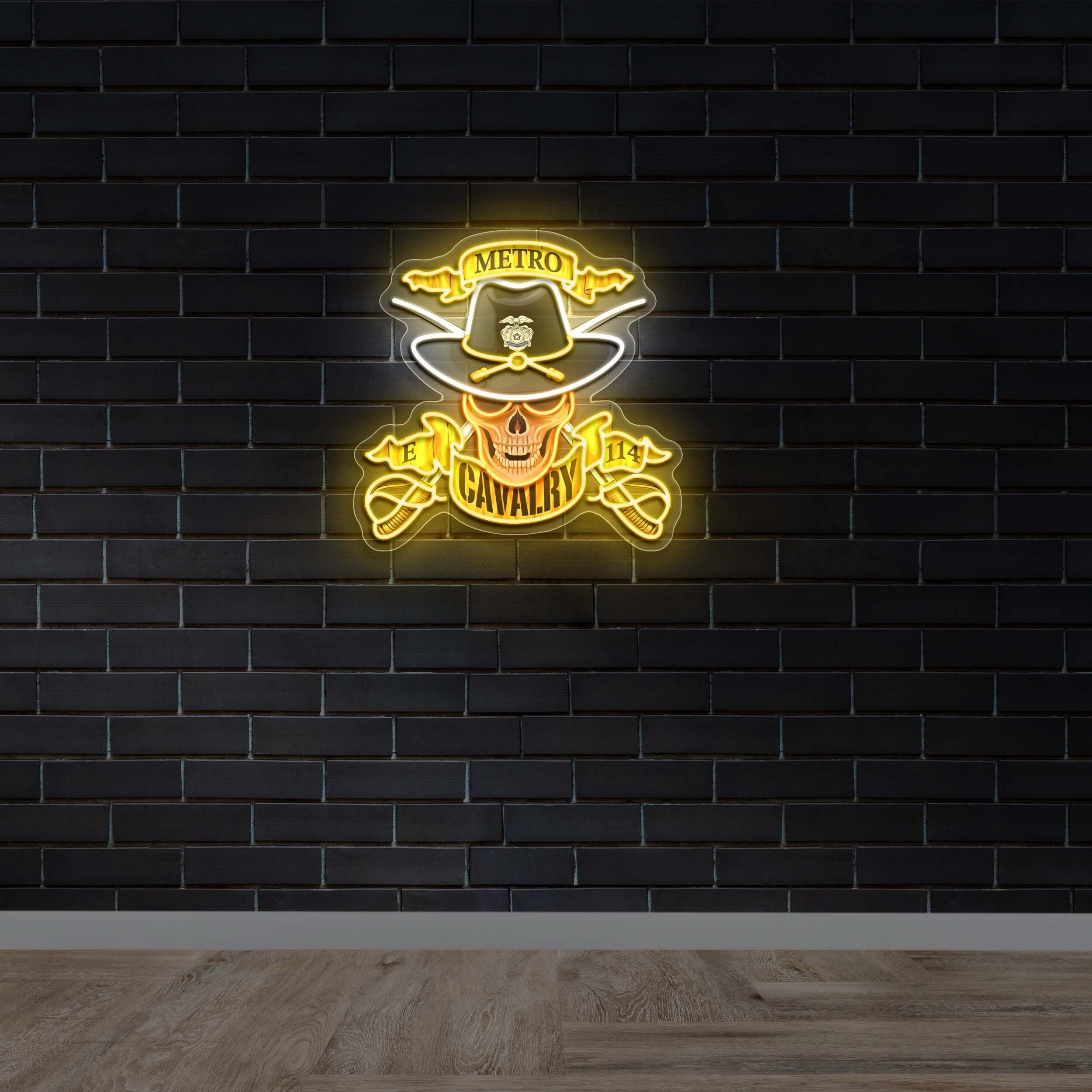 Metro Cavalry - Premium Neon Artwork