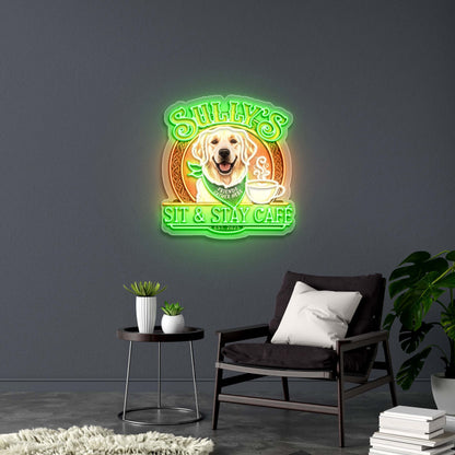 Sully’s Sit & Stay Cafe - Premium Neon Artwork