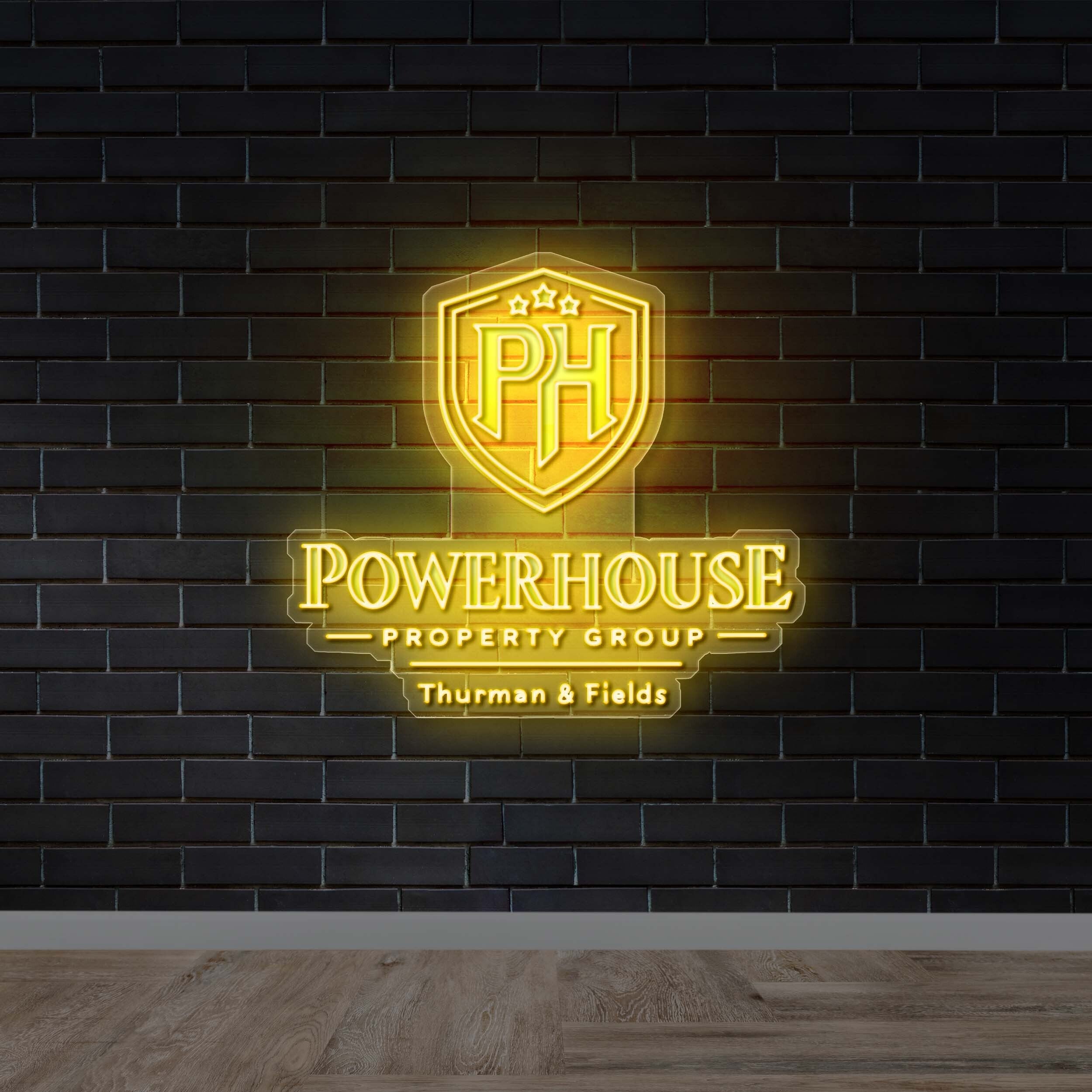 POWERHOUSE - Premium Neon Artwork