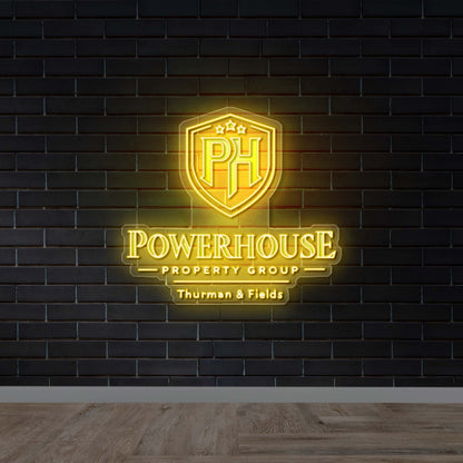 POWERHOUSE - Premium Neon Artwork