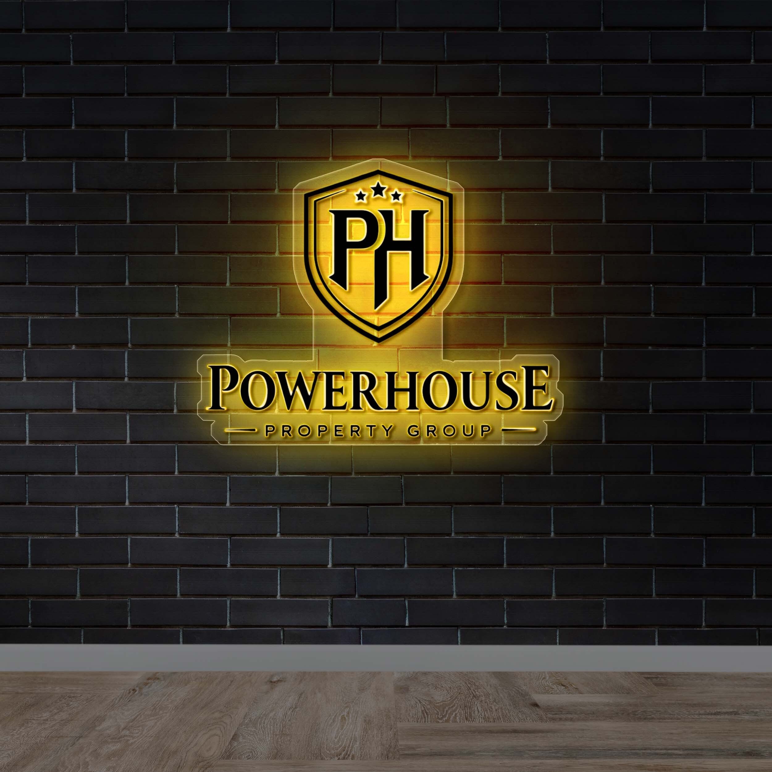 POWER HOUSE | Backlit Version - Premium Neon Artwork