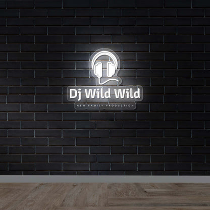 DJ  WILD WILD -  Premium Neon Artwork