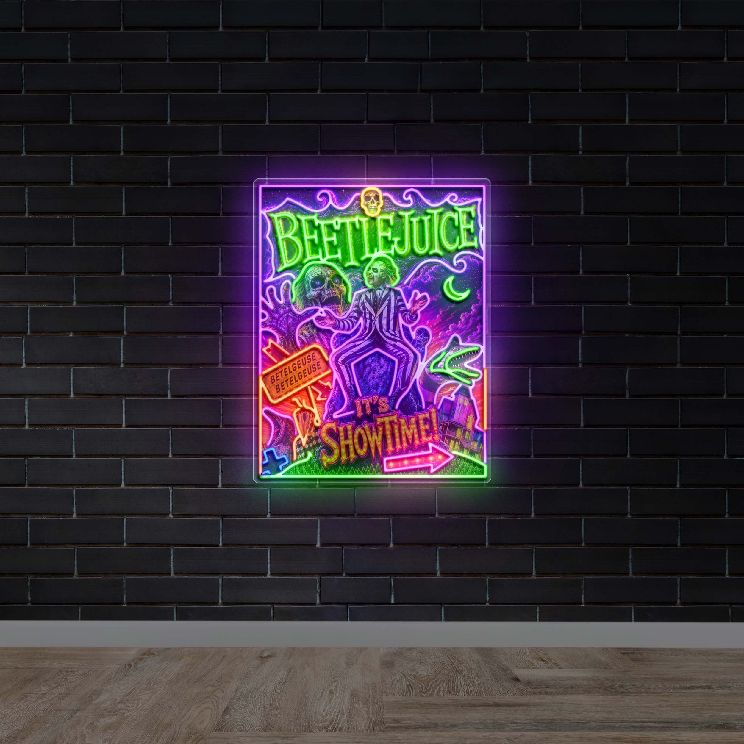 The Beetlejuice - Premium Neon Artwork