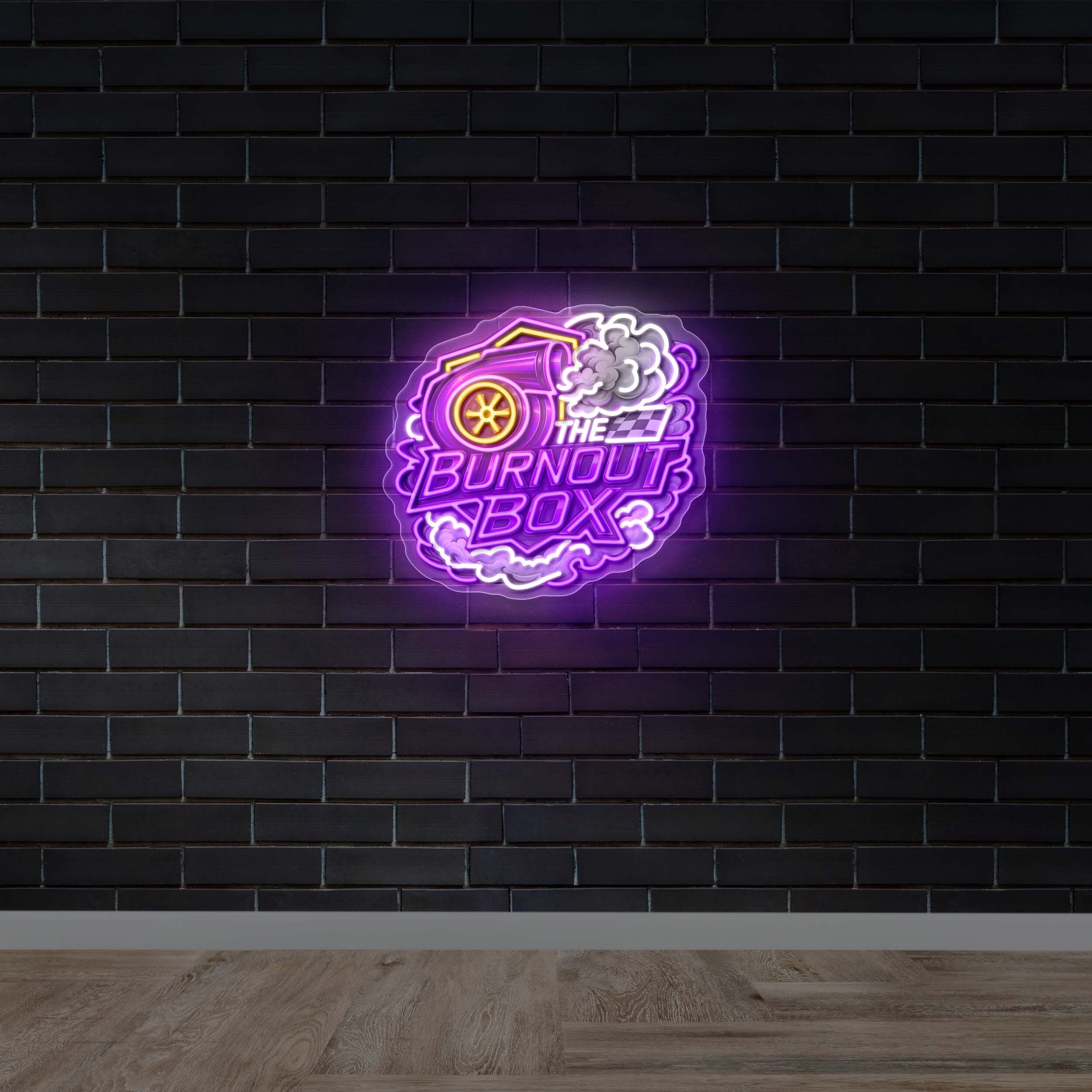 The Burnout Box - Premium Neon Artwork