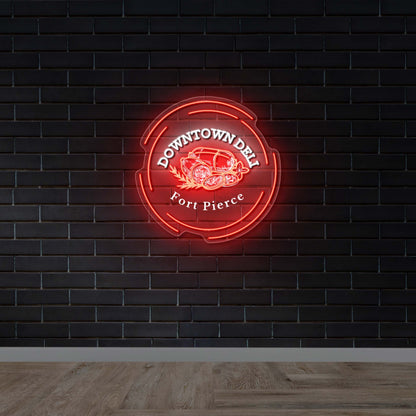 Downtown Deli Fort Pierce - Premium Neon Artwork