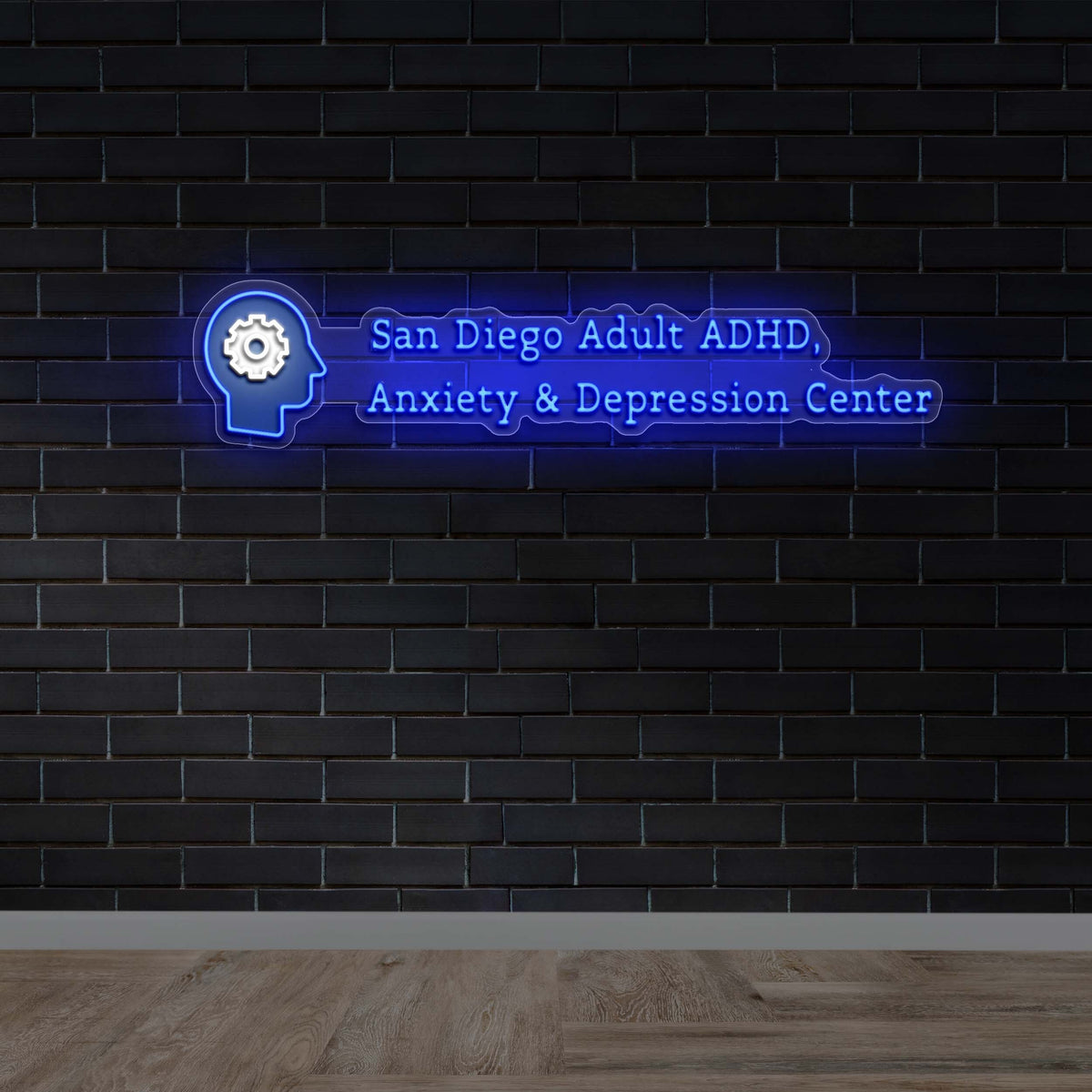 San Diego Adult ADHD, Anxiety & Depression Center - Premium Neon Artwork
