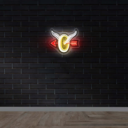 Police Port Washington logo - Premium Neon Artwork