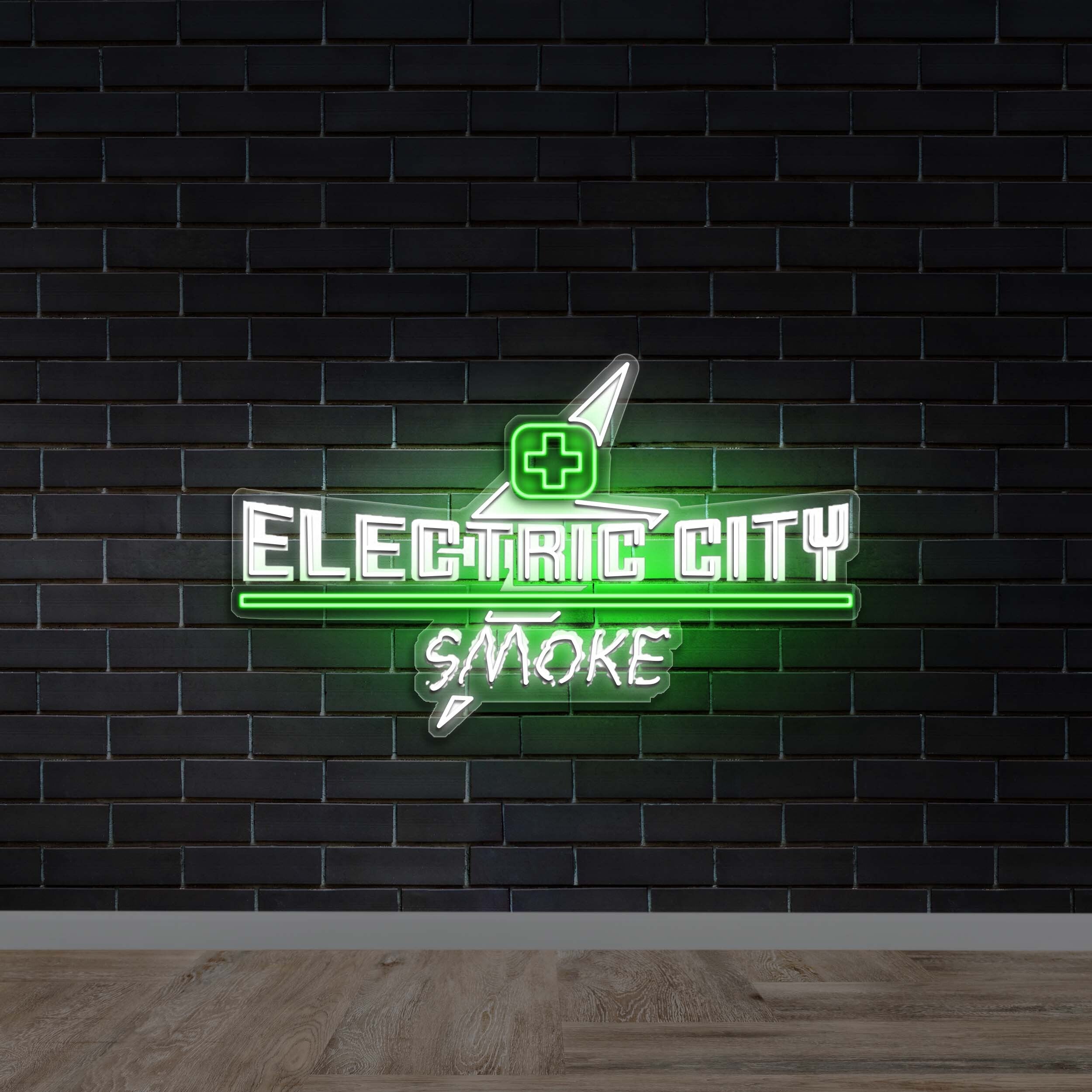 Electric City Smoke | 2nd Version - Premium Neon Artwork