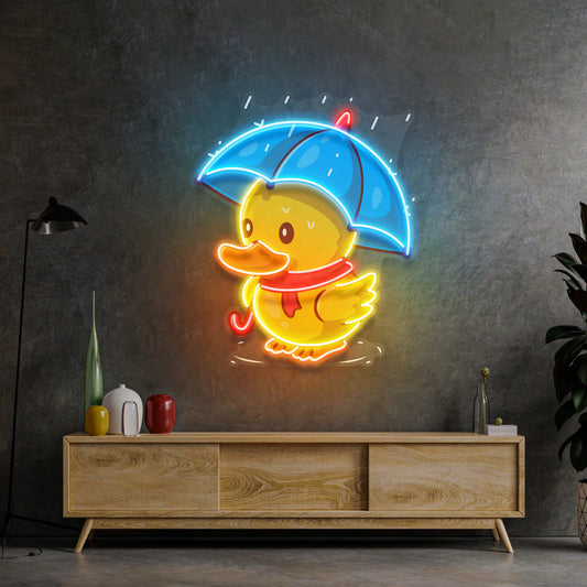 WATER DUCK - Premium Neon Artwork