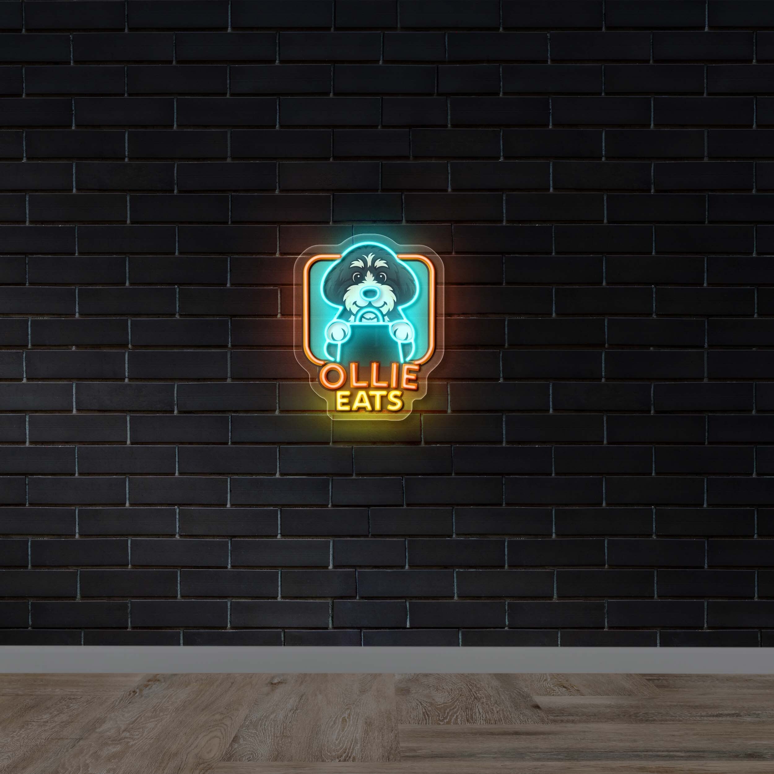 OLLIE EATS - Premium Neon Artwork